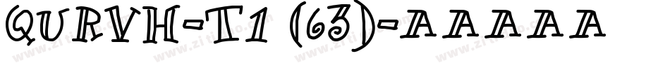 QURVH-T1 (63)字体转换